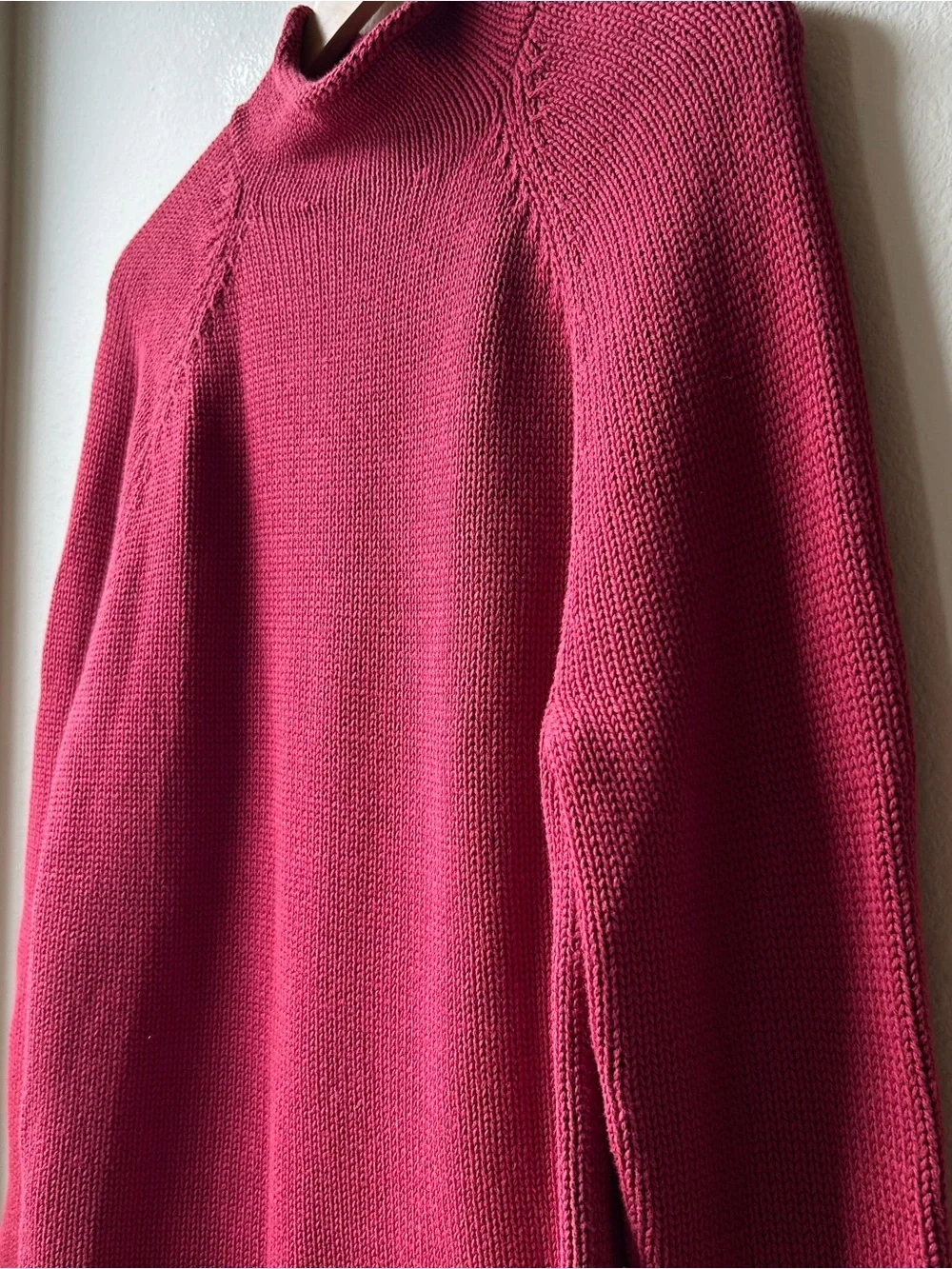NWT J. Crew 1988 Rollneck Sweater Red Ochre Men’s Knit Cotton Sz XS $98 BW186